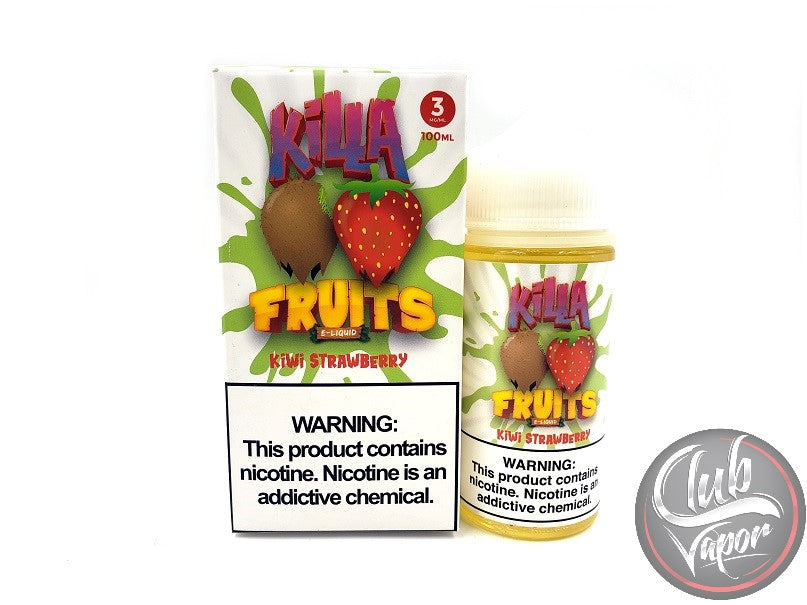 Kiwi Strawberry 100mL E-Liquid by Killa Fruits