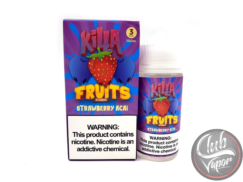 Strawberry Acai 100mL E-Liquid by Killa Fruits