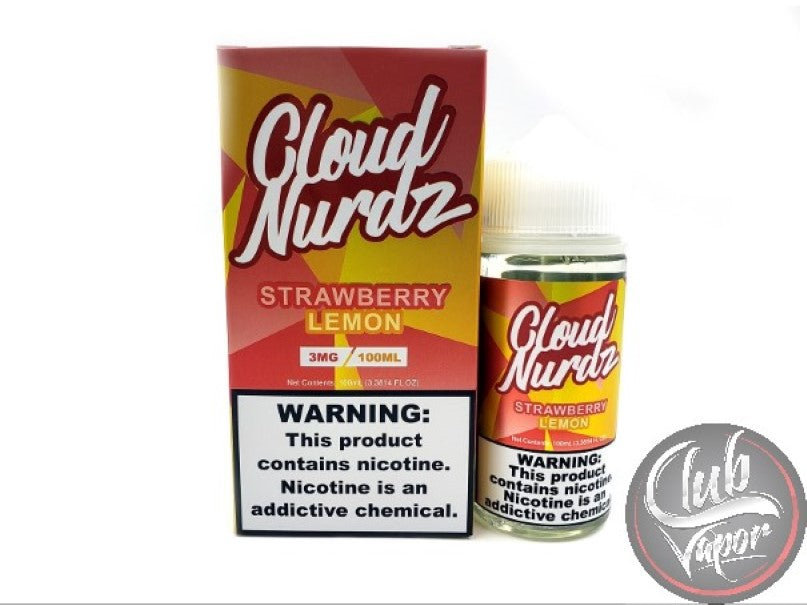 Strawberry Lemon 100mL E-Liquid By Cloud Nurdz