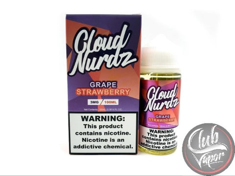 Grape Strawberry 100mL E-Liquid By Cloud Nurdz
