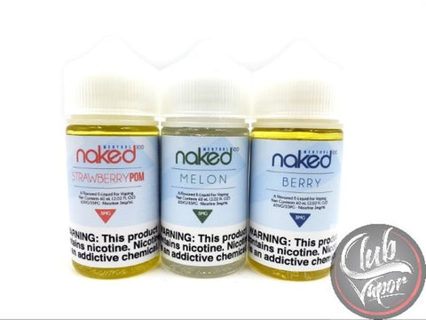 Naked 100 Menthol E Liquid Bundle (Combo Pack)