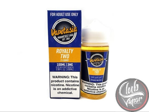 Royalty Two 100mL E-Liquid by Vapetasia