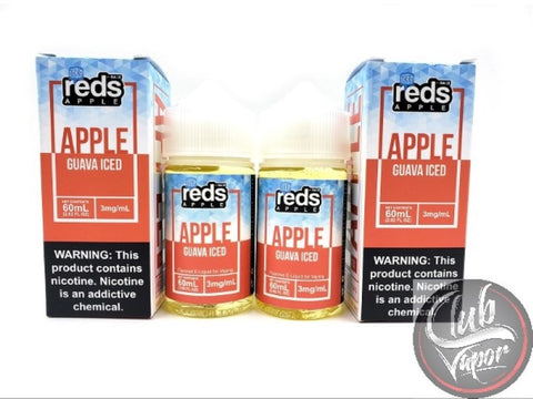 Guava Red's Apple ICED E-Juice by 7 Daze 120mL