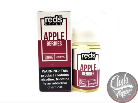 Berries Red's Apple E-Juice by 7 Daze 60mL