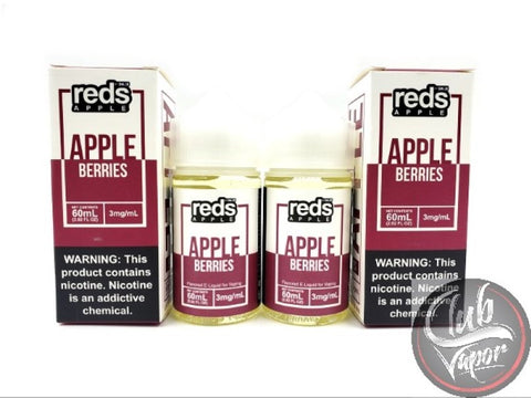 Berries Red's Apple E-Juice by 7 Daze 120mL