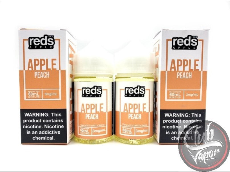 Peach Red's Apple E-Juice by 7 Daze 120mL