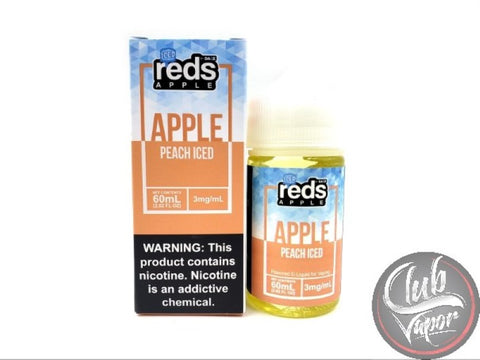 Peach Red's Apple ICED E Juice by 7 Daze 60mL