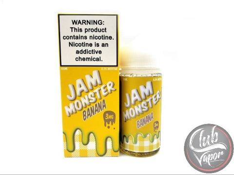 Banana E-Liquid by Jam Monster Liquids 100mL