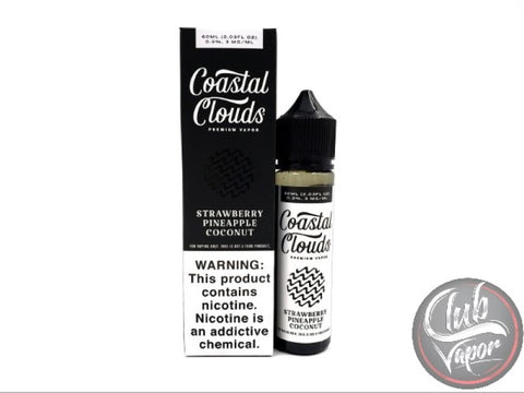 Strawberry Pineapple Coconut 60mL E-Liquid by Coastal Clouds