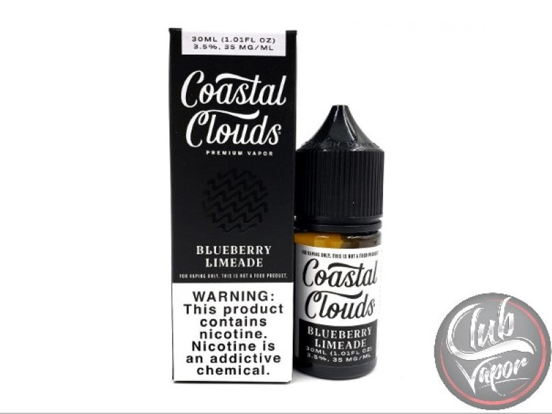 Blueberry Limeade Salt E-Liquid by Coastal Clouds Salts 30mL