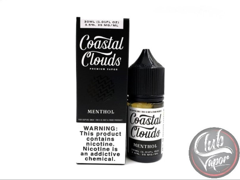 Menthol Salt E-Liquid by Coastal Clouds Salts 30mL
