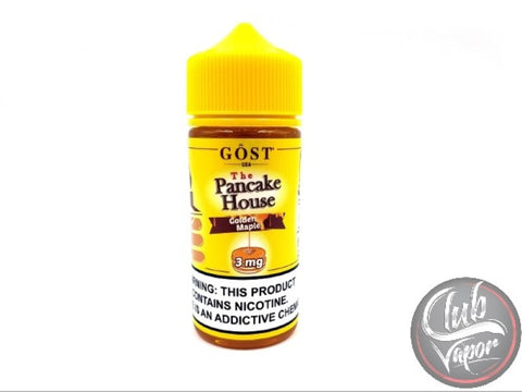 The Pancake House Golden Maple E-Liquid by GOST Vapor 100mL