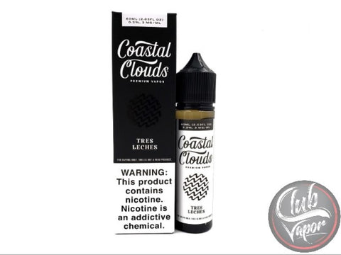 Tres Leches 60mL E-Liquid by Coastal Clouds