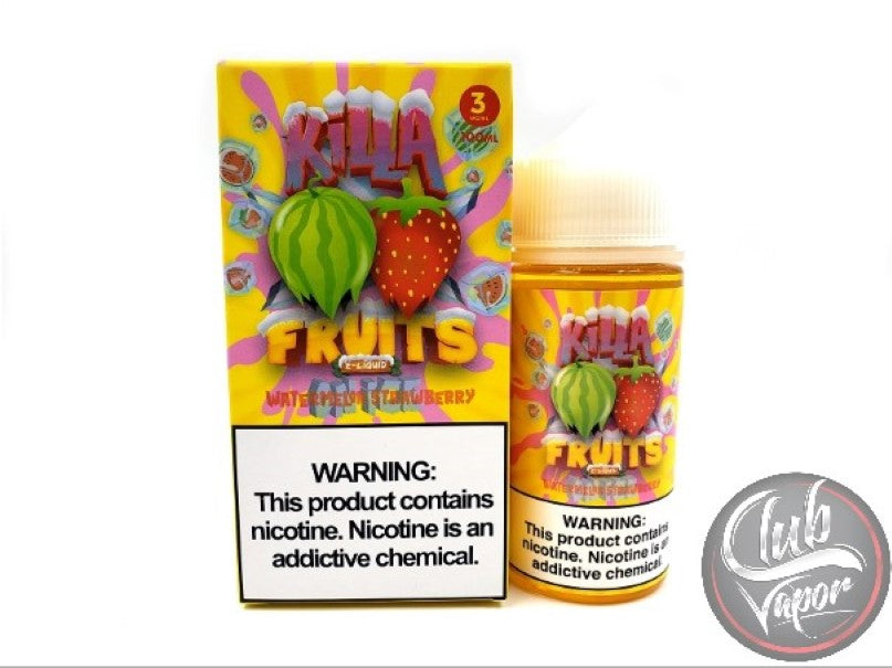 Ice Watermelon Strawberry 100mL E-Liquid by Killa Fruits