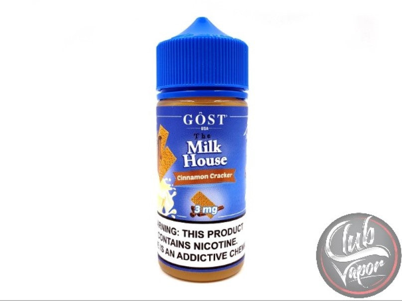 Milk House Cinnamon Cracker 100mL E-Liquid by GOST Vapor