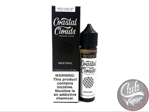 Menthol 60mL E-Liquid by Coastal Clouds