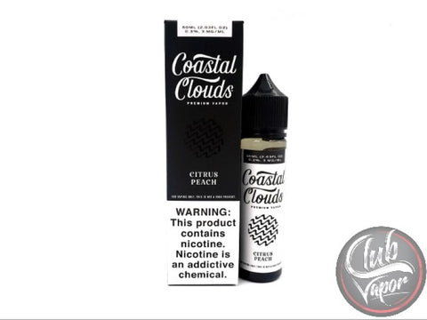 Citrus Peach 60mL E-Liquid by Coastal Clouds