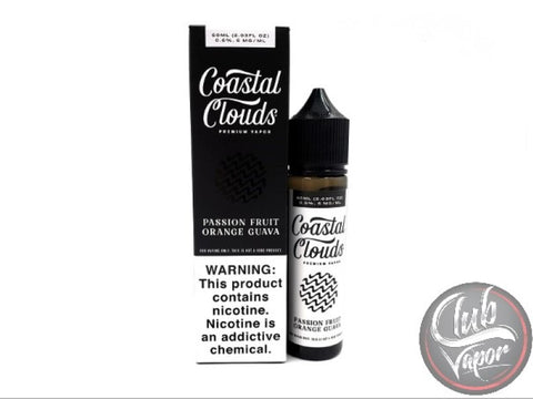 Passion Fruit Orange Guava 60mL E-Liquid by Coastal Clouds