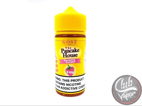 The Pancake House Raspberry Hotcakes E-Liquid by GOST Vapor 100mL