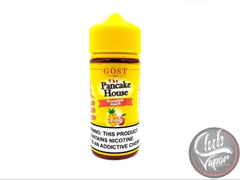 The Pancake House Pineapple Peach E-Liquid by GOST Vapor 100mL