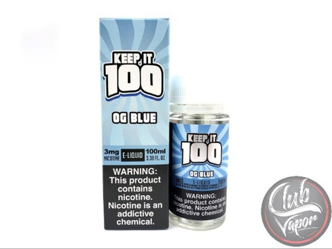 OG Blue 100mL E-Liquid by Keep It 100