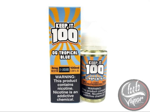 OG Tropical Blue 100mL E-Liquid by Keep It 100