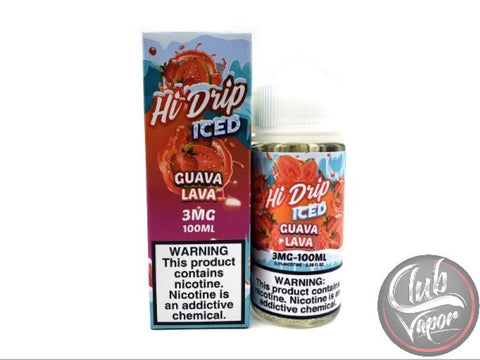 Iced Guava Lava 100mL E-Liquid by Hi-Drip E-Juice