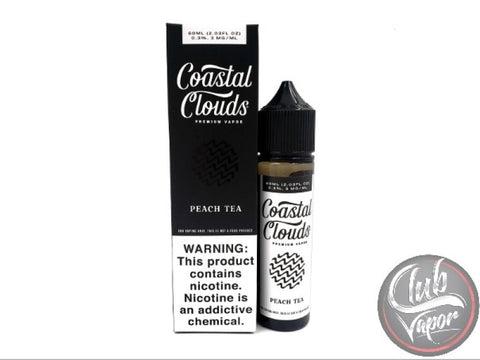 Peach Tea 60mL E-Liquid by Coastal Clouds