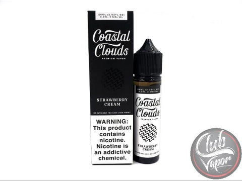 Strawberry Cream 60mL E-Liquid by Coastal Clouds