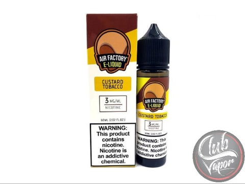 Custard Tobacco 60mL E-Liquid by Air Factory