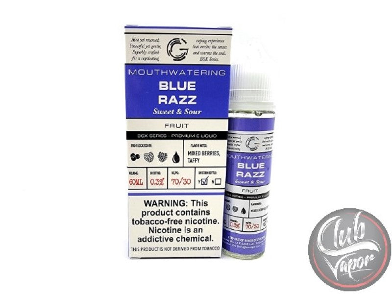 Blue Razz Basix Series by Glas E-Liquid 60mL