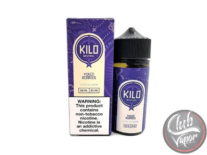 Mixed Berries 100mL E-Liquid by KILO