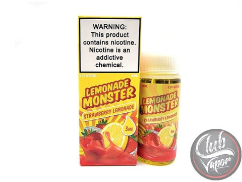 Strawberry Lemonade 100mL E-Liquid by Lemonade Monster