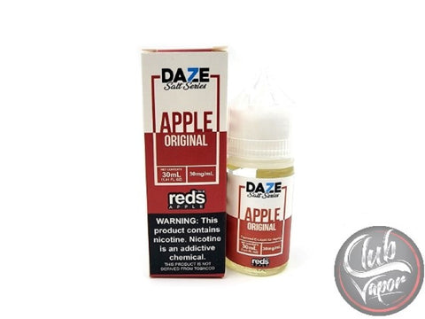 Red's Apple E-Juice 30mL by 7 Daze Salt Series