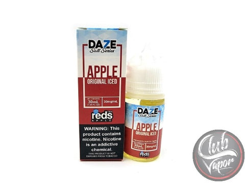Red's Apple ICED E-Juice 30mL by 7 Daze Salt Series