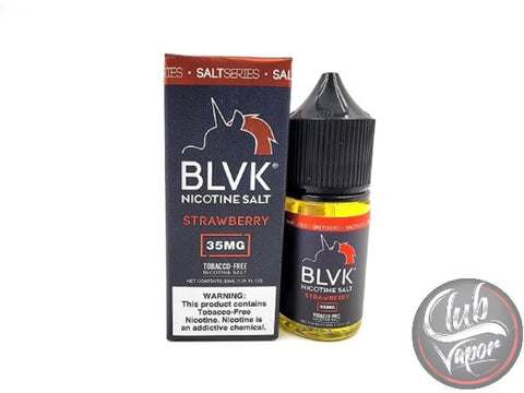 Strawberry Salt Nicotine E-Liquid 30mL by BLVK Unicorn