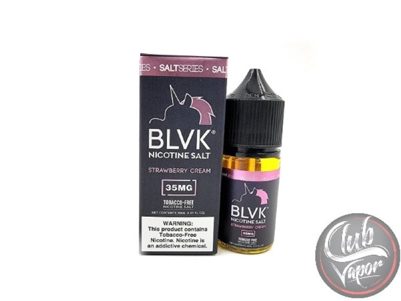 Strawberry Cream Salt Nicotine E-Liquid 30mL by BLVK Unicorn