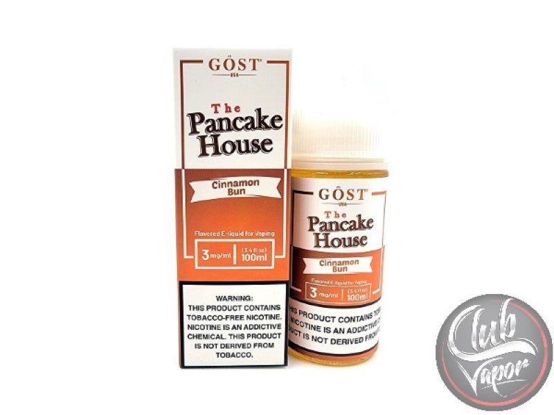 The Pancake House Cinnamon Bun E-Liquid by GOST Vapor 100mL